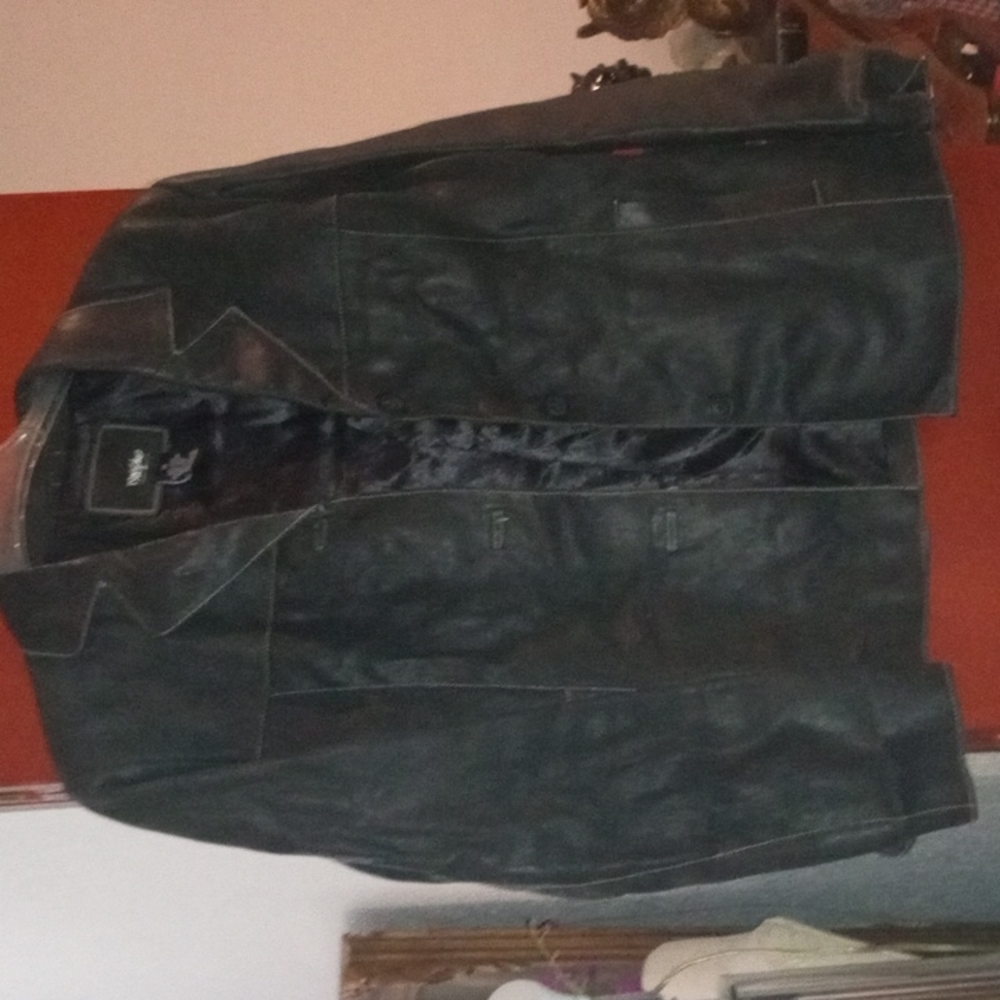 Cute Vintage little leather Jacket